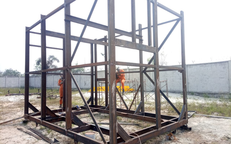 FABRICATION OF WELLHEAD SECURITY CAGE FOR CHEVRON
