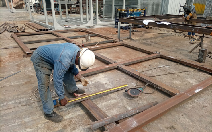 FABRICATION OF WELLHEAD SECURITY CAGE FOR CHEVRON