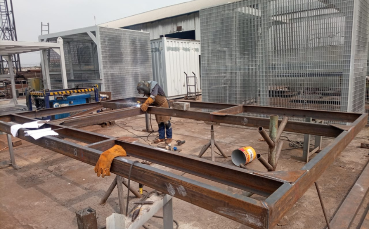 FABRICATION OF WELLHEAD SECURITY CAGE FOR CHEVRON