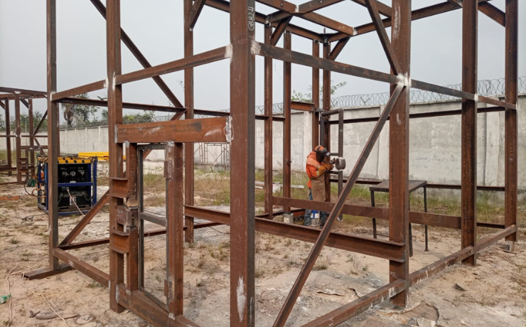 FABRICATION OF WELLHEAD SECURITY CAGE FOR CHEVRON
